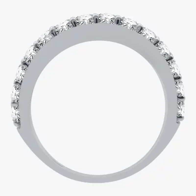 Classic Collection Womens 1 CT. T.W. Natural White Diamond 10K Gold Wedding Band