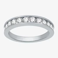Classic Collection Womens 3.5MM 1 CT. T.W. Natural White Diamond 10K Gold Wedding Band