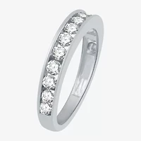 Classic Collection Womens 3.5MM 1 CT. T.W. Natural White Diamond 10K Gold Wedding Band