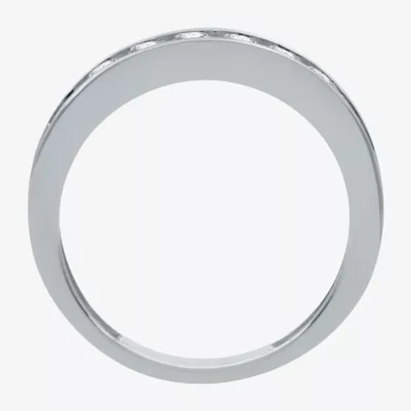 Classic Collection Womens 3.5MM 1 CT. T.W. Natural White Diamond 10K Gold Wedding Band