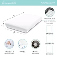 The Peanutshell 3-pc. Playard Sheet