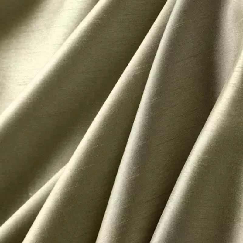 CHF Marquee Pinch Pleat Back Tab Light-Filtering Single Curtain Panel