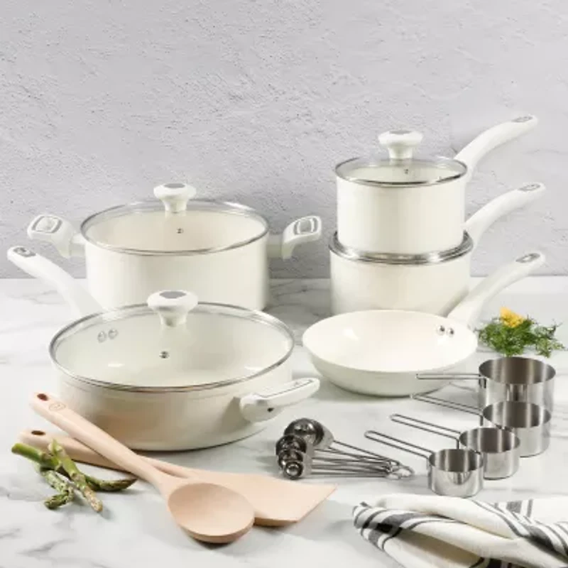 Martha Stewart Ceramic Non-Stick 19-pc. Cookware Set
