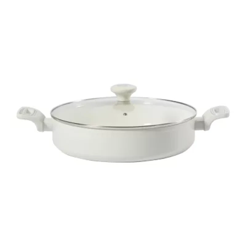 Martha Stewart Ceramic Non-Stick 12" Everyday Pan with Lid
