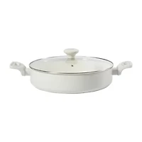 Martha Stewart Ceramic Non-Stick 12" Everyday Pan with Lid