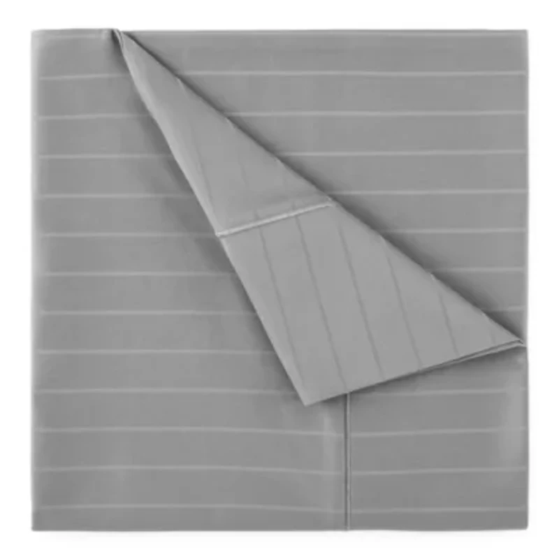Liz Claiborne 600TC Cotton Sateen Dobby Stripe Wrinkle Free Sheet Set