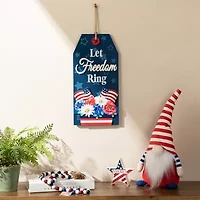 Glitzhome Wooden Word Door Hanger Wall Sign