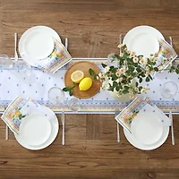 Elrene Home Fashions Capri Lemon Table Runner