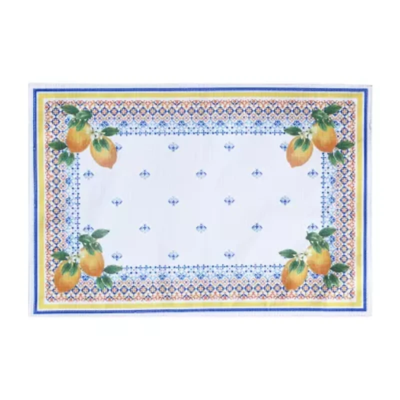 Elrene Home Fashions Capri Lemon 4-pc. Placemat