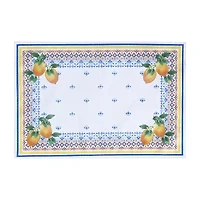Elrene Home Fashions Capri Lemon 4-pc. Placemat