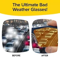 As Seen On TV Unisex Adult Half Frame Oval Sunglasses