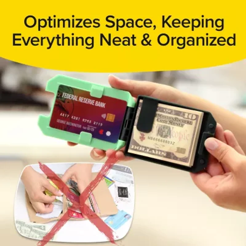 As Seen On TV Slim Mint Leather Rfid Blocking Wallet