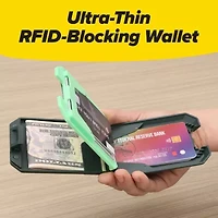 As Seen On TV Slim Mint Leather Rfid Blocking Wallet