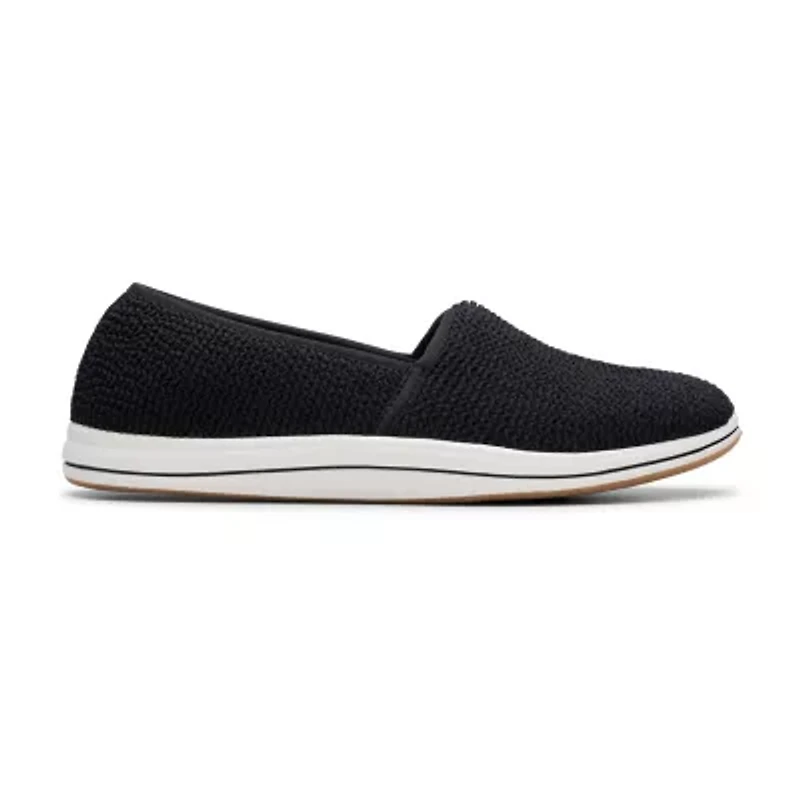 Clarks Breeze Stretch Womens Round Closed Toe Slip-On Shoe