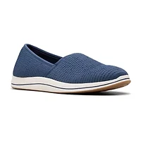 Clarks Breeze Stretch Womens Round Closed Toe Slip-On Shoe