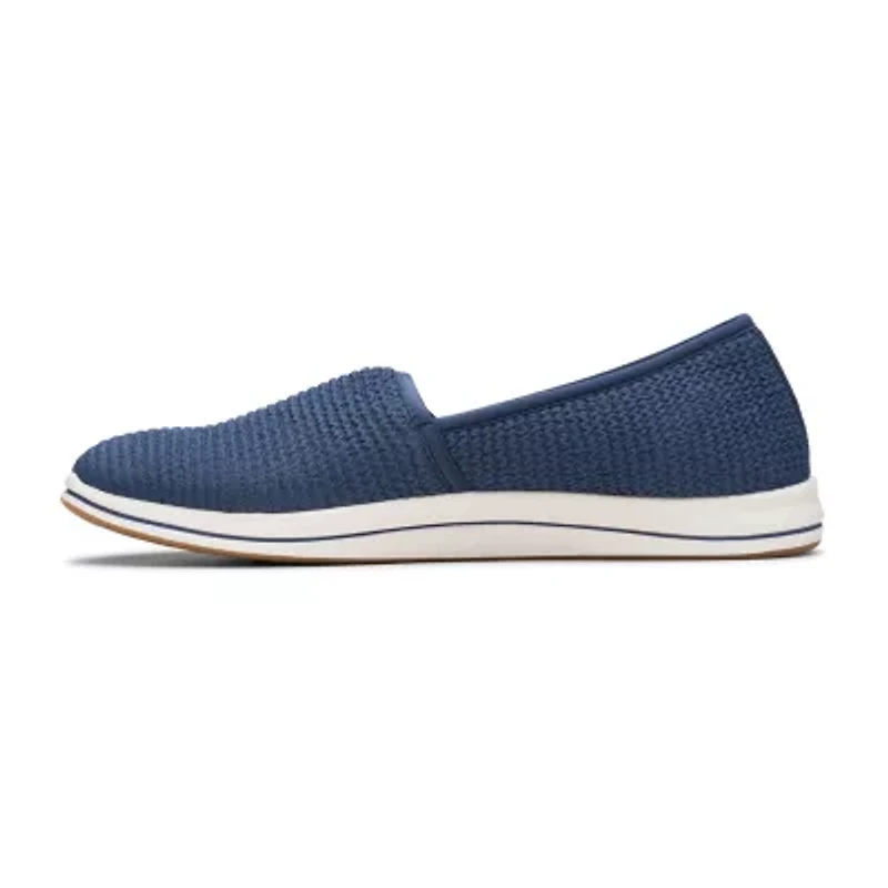 Clarks Breeze Stretch Womens Round Closed Toe Slip-On Shoe