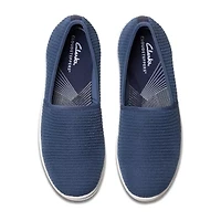 Clarks Breeze Stretch Womens Round Closed Toe Slip-On Shoe