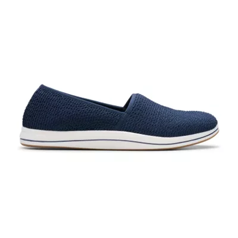 Clarks Breeze Stretch Womens Round Closed Toe Slip-On Shoe