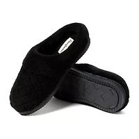 Dearfoams Libby Quilted Terry Womens Memory Foam Clog Slippers