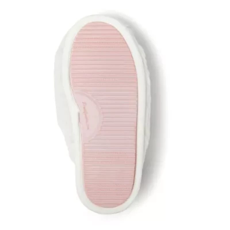 Dearfoams Bunny Novelty Scuff Womens Memory Foam Slip-On Slippers
