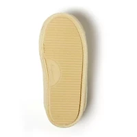 Dearfoams Teddy Tab Scuff Womens Memory Foam Slip-On Slippers