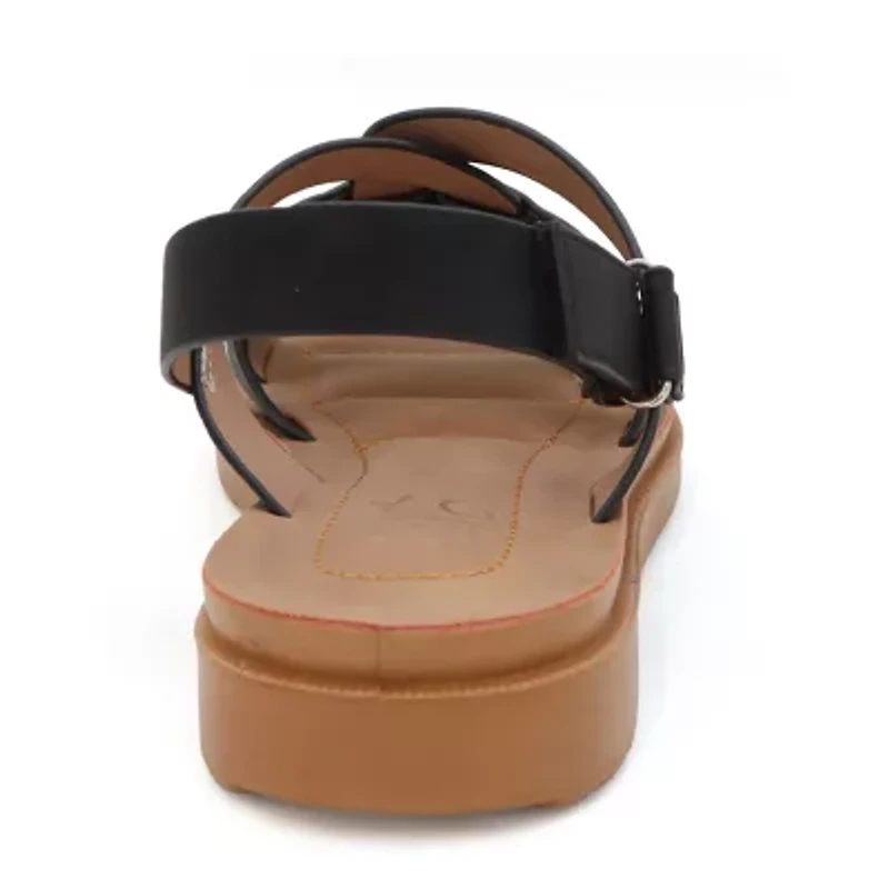 Yoki Carlota-04 Womens Adjustable Strap Footbed Sandals