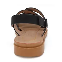 Yoki Carlota-04 Womens Adjustable Strap Footbed Sandals