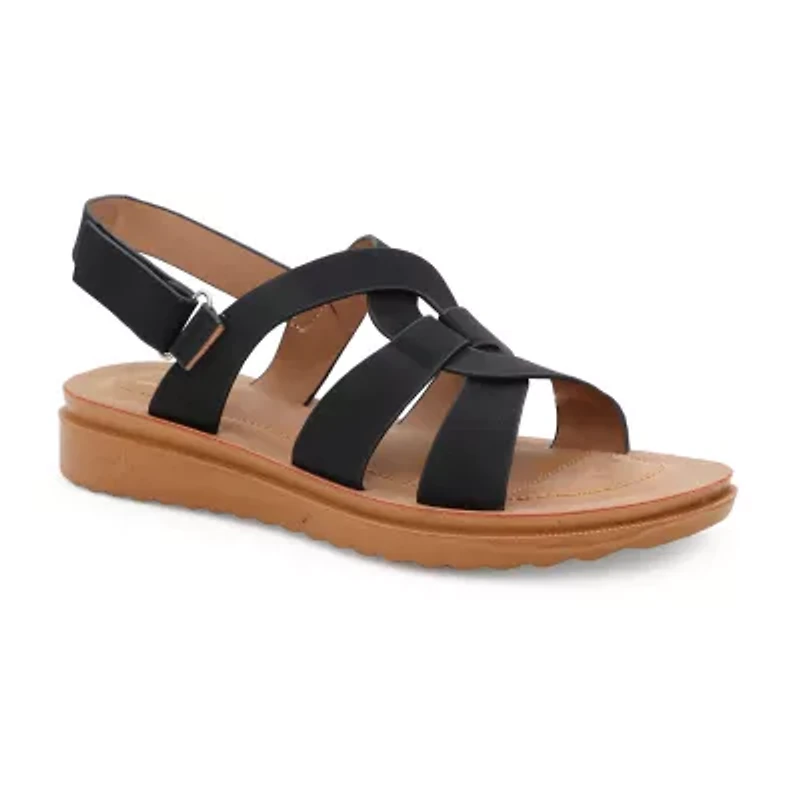 Yoki Carlota-04 Womens Adjustable Strap Footbed Sandals