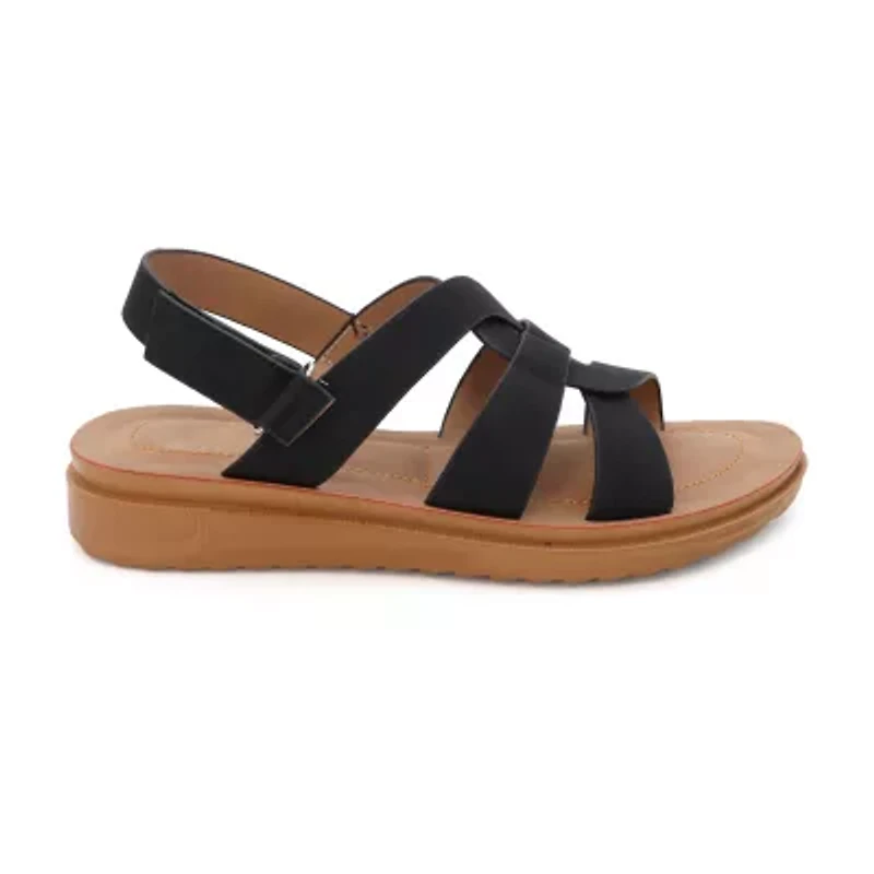Yoki Carlota-04 Womens Adjustable Strap Footbed Sandals