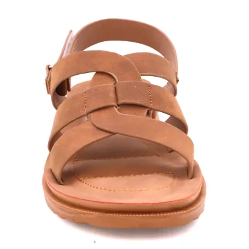 Yoki Carlota-04 Womens Adjustable Strap Footbed Sandals