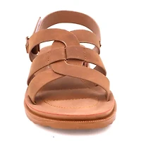 Yoki Carlota-04 Womens Adjustable Strap Footbed Sandals