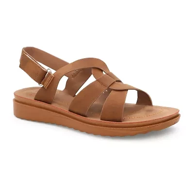 Yoki Carlota-04 Womens Adjustable Strap Footbed Sandals