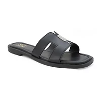 Yoki Womens Isabel Flat Sandals