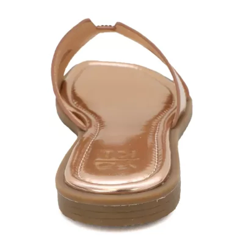 Yoki Womens Isabel Flat Sandals