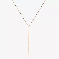Bijoux Bar Delicates Gold Tone Bolo Womens 32 Inch Y Necklace