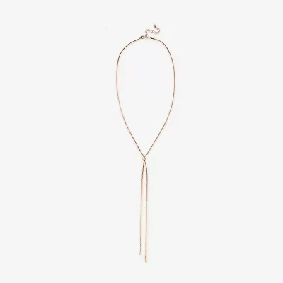 Bijoux Bar Delicates Gold Tone Bolo Womens 32 Inch Y Necklace