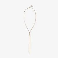 Bijoux Bar Delicates Gold Tone Bolo Womens 32 Inch Y Necklace