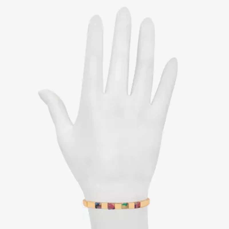 Bijoux Bar Delicates Gold Tone Womens Stretch Bracelet