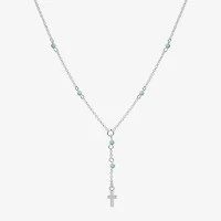 Bijoux Bar Delicates Silver Tone Womens 16 Inch Y Necklace