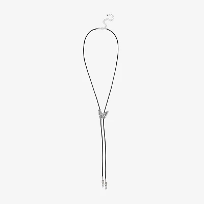 Bijoux Bar Delicates Silver Tone Bolo Womens 24 Inch Y Necklace