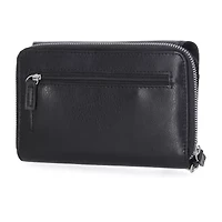 Mundi Big Fat Womens Expandable RFID Blocking Zip Around Wallet