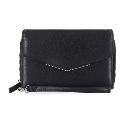 Mundi Big Fat Womens Expandable RFID Blocking Zip Around Wallet