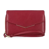 Mundi Big Fat Womens Expandable Rfid Blocking Zip Around Wallet