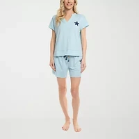Ocean Pacific Womens Short Sleeve 2-pc. Pajama Sets