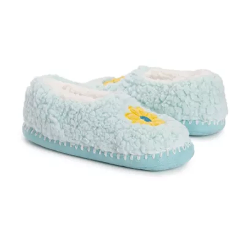 Muk Luks Sherpa Ballerina Womens 1 Pair Slipper Socks