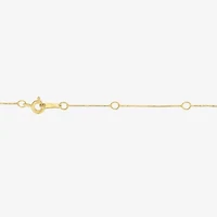 (H-I / I1) Womens 1/3 CT. T.W. Lab Grown White Diamond 10K Gold Cross 18 Inch Pendant Necklace