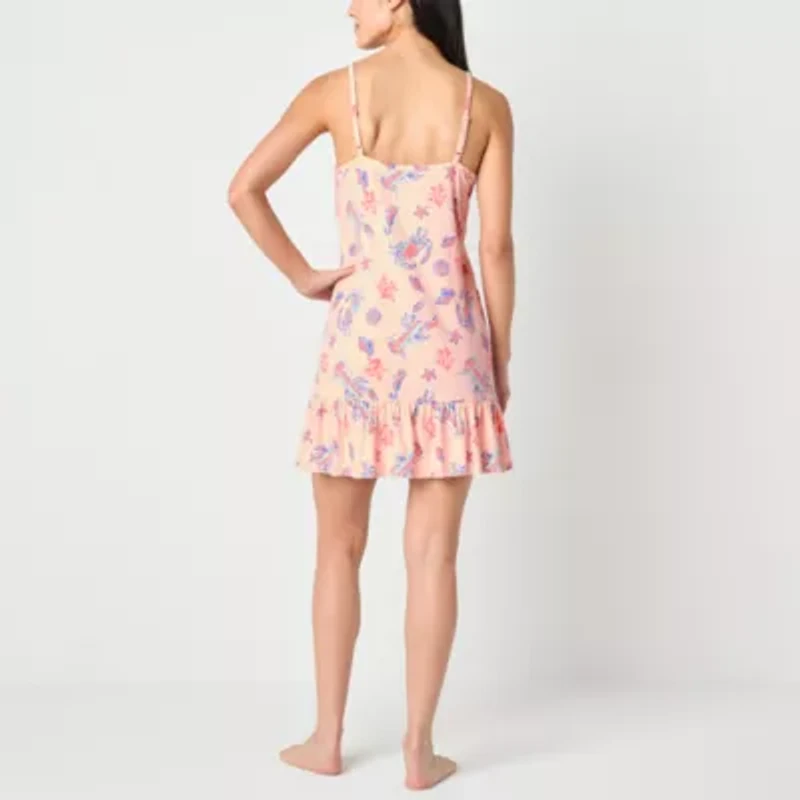 Sleep Chic Womens Sleeveless Nightshirt