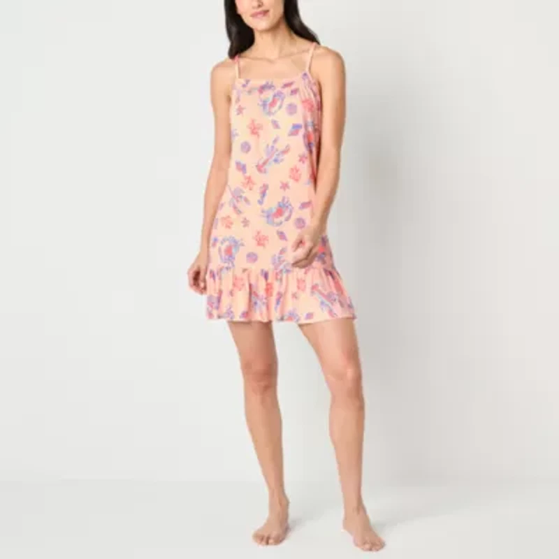 Sleep Chic Womens Sleeveless Nightshirt
