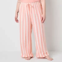 Liz Claiborne Womens Plus Pajama Pants