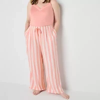 Liz Claiborne Womens Plus Pajama Pants